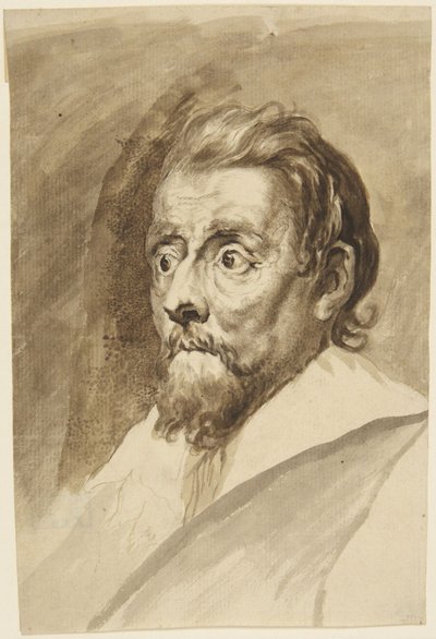 Old man with beard, facing left by Antoine de Marcenay de Ghuy