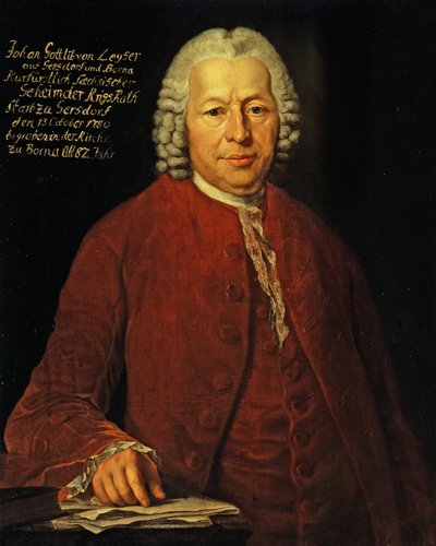 The Electoral Saxon War Council Johann Gottlieb von Leyser (circa 1698-1780) by Anton Graff