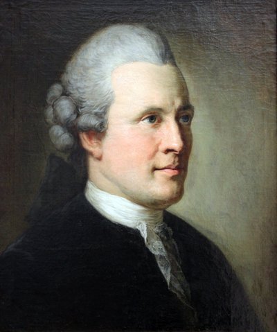 Portrait of Georg Ritter von Zimmermann by Anton Graff