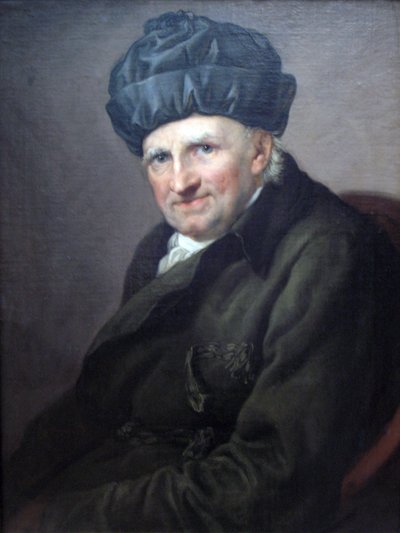 Provost Johann Joachim Spalding in a Housecoat by Anton Graff