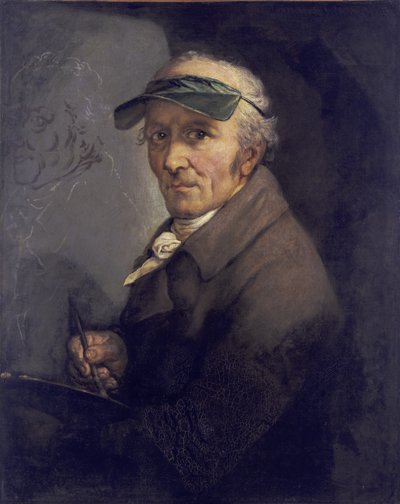 Self-Portrait with Eye Shade by Anton Graff