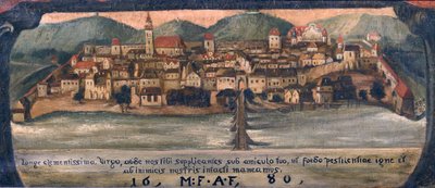 Maribor Around 1861 by Anton Gvajc