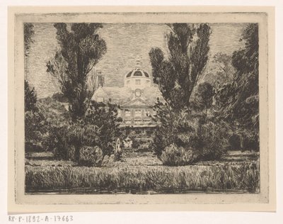 Backside of Huis ten Bosch Palace in The Hague by Anton L. Koster