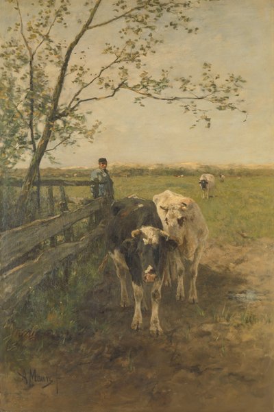 The Milk Bend by Anton Mauve