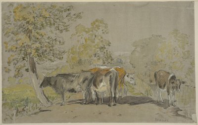 Landscape with Cattle by Anton Mauve