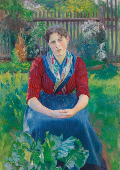 Country Girl from the Wachau by Anton Nowak