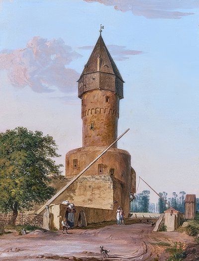 The Bockenheimer Warte in Frankfurt am Main by Anton Radl