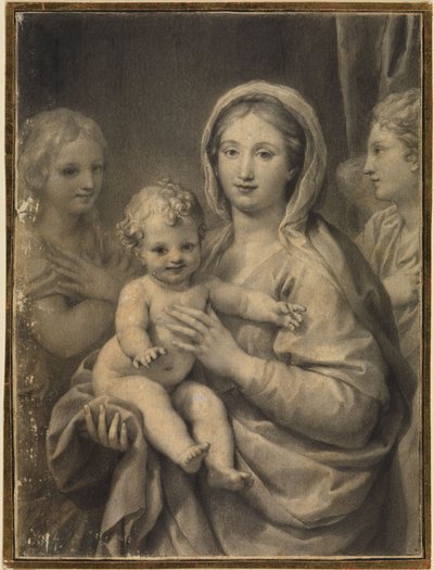 Madonna with Child and Two Angels by Anton Raphael Mengs