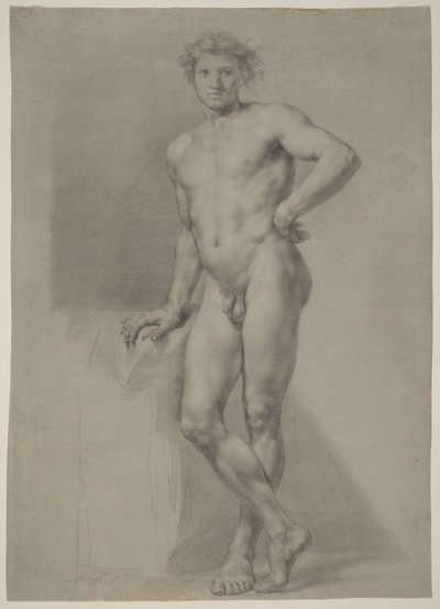 Male Nude Study by Anton Raphael Mengs