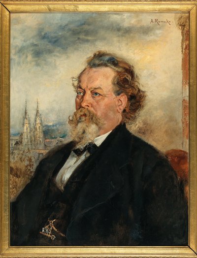 Portrait of the Architect Wilhelm Bücher 1824-1888 by Anton Romako