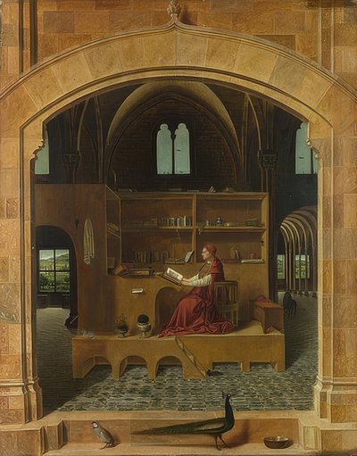 Saint Jerome in His Study. Around 1475 by Antonello da Messina