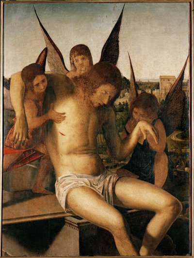 Pieta with Three Angels, c.1475 by Antonello da Messina