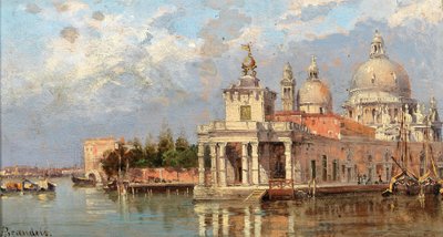 Dogana and Santa Maria della Salute by Antonietta Brandeis