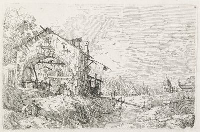 Views: A Woman Drawing Water under an Arch by Antonio Canaletto