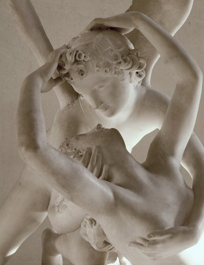 Psyche Brought Back to Life by the Kiss of Amor by Antonio Canova