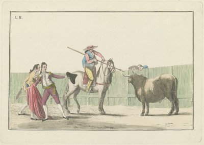 Plate II, from the series Collection of the Main Actions in a Bullfight by Antonio Carnicero