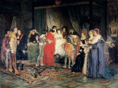 Death of Ferdinand I by Antonio Casanova y Estorach