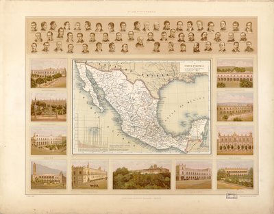 Picturesque and Historical Atlas of the United Mexican States by Antonio García Cubas