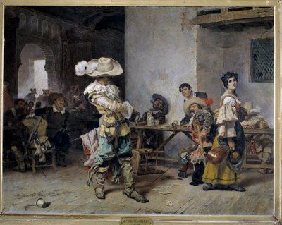Braggarts at an Inn by Antonio Munoz Degrain