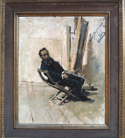 Portrait of Emilio Sala by Antonio Munoz Degrain