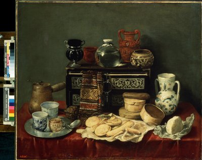 Still Life with an Ebony Chest by Antonio Pereda y Salgado