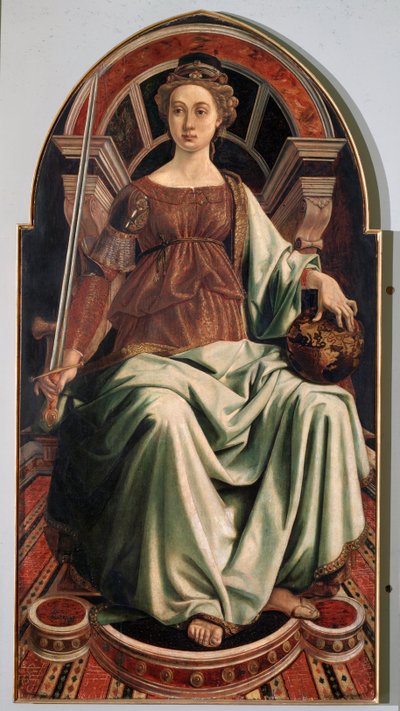 Allegory of Justice by Antonio Pollaiuolo
