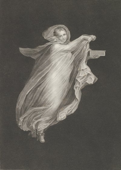 A Bacchante Wearing a Hooded Shawl and Holding a Box in Her Left Hand by Antonio Ricciani