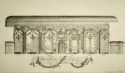 Design of the Oval Room in the Winter Palace by Antonio Rinaldi