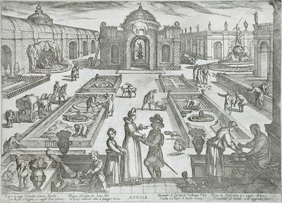 April: A Garden by Antonio Tempesta