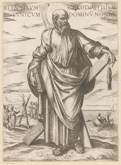 Saint Andrew by Antonio Tempesta
