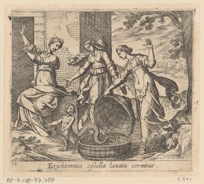 Erichthonius Released from His Basket by Antonio Tempesta