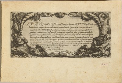 Frontispiece: Dedication to Pietro Strozzi by Antonio Tempesta
