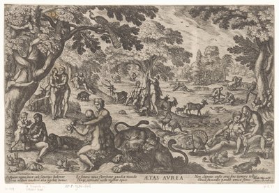 Golden Age (Four Ages of the World) by Antonio Tempesta