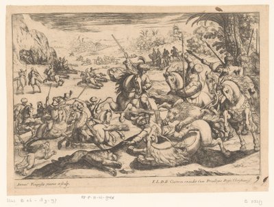 Lion Hunt by Antonio Tempesta