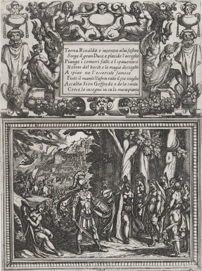 Illustration to Canto XVIII, from Torquato Tasso