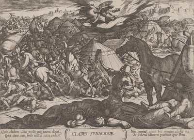 The Angel of the Lord Vanquishing the Army of Sennacherib by Antonio Tempesta
