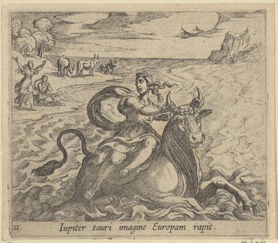 The Abduction of Europa by Antonio Tempesta