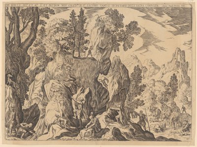 Hunting of Aries and Capricorn by Antonio Tempesta