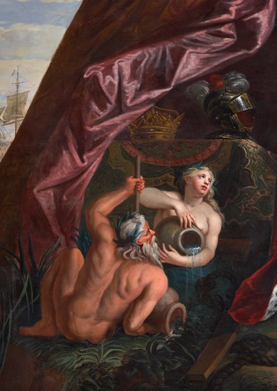 Triton and Nereid, Detail from The Queen