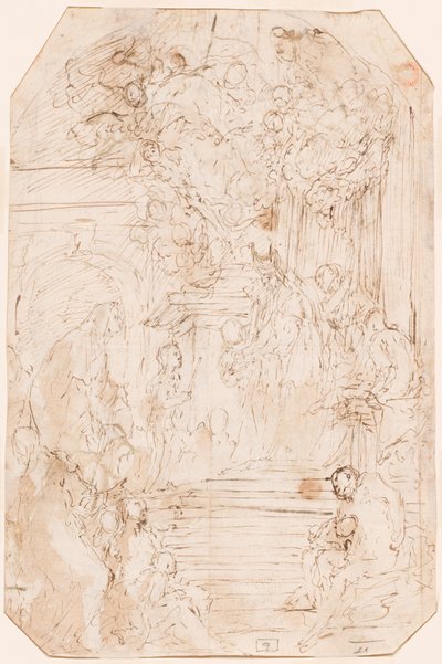 Presentation of the Virgin in the Temple by Antonio Zanchi