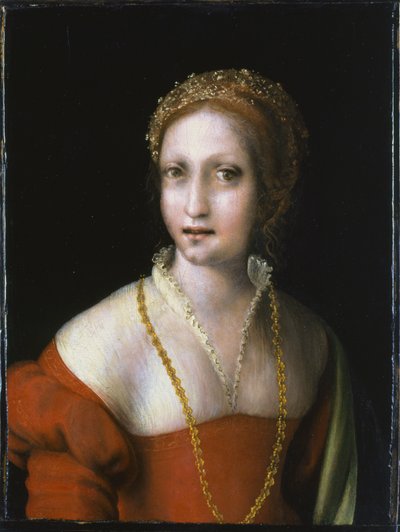 Portrait of a Young Girl by Antonio da Correggio