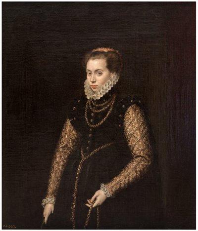 Lady with Gold Chains by Antonis Mor