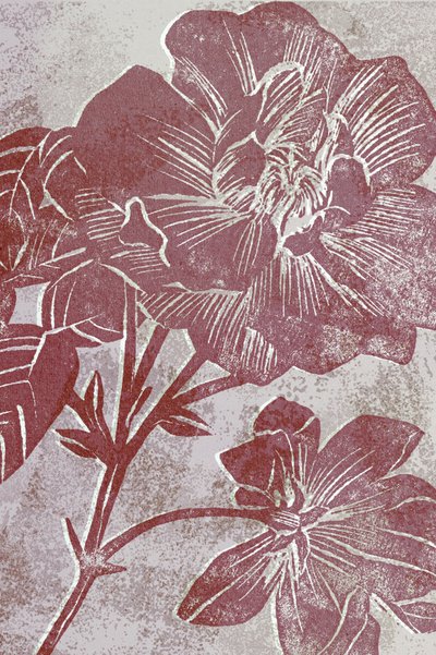 Rustic Maroon Blooms by Apostrofo Design