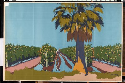 Irrigating Currant Vines - Australia by Archibald Bertram Webb