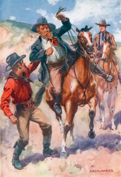 He grabbed his assailant and pulled him off his plunging horse by Archibald Webb
