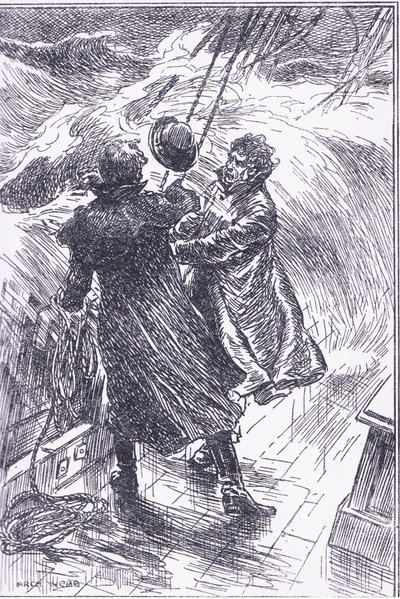 Ready Had Just Time to Cling with Both Hands by Archibald Webb