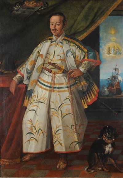 Portrait of Hasekura Rokuemon Tsunenaga by Archita Ricci