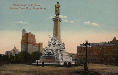 Monument to Christopher Columbus in Buenos Aires, Argentina by Argentinian Photographer