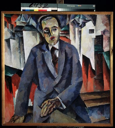 Portrait of the Regisseur Alexander Tairov by Aristarkh Vasilievic Lentulov