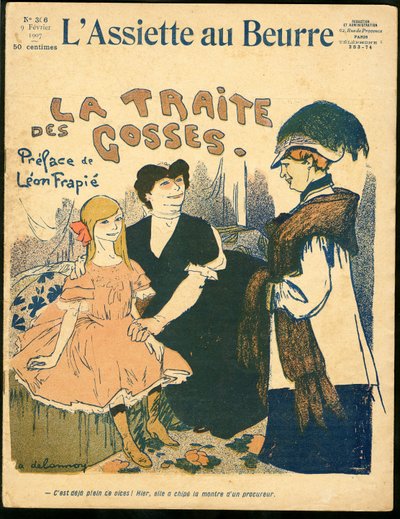 Cover of The Butter Plate, number 306, Satirical in Colours by Aristide Delannoy